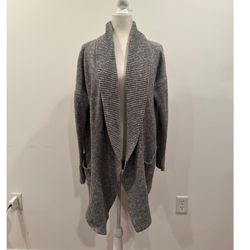 Banana Republic Gray Open Front Cardigan - Large